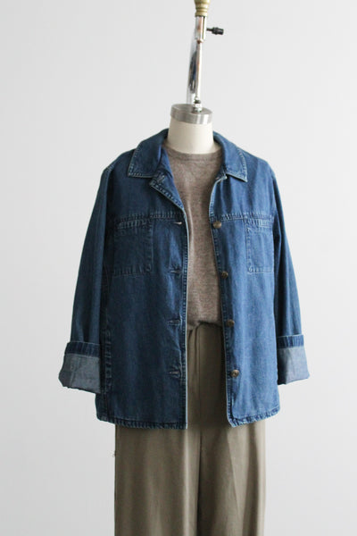 big sur denim chore coat