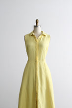 butter linen dress