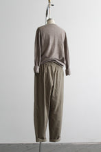 olivegray cotton trousers