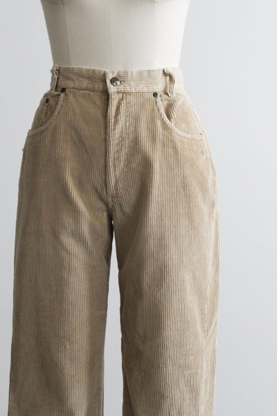 wheat wide-wale corduroys