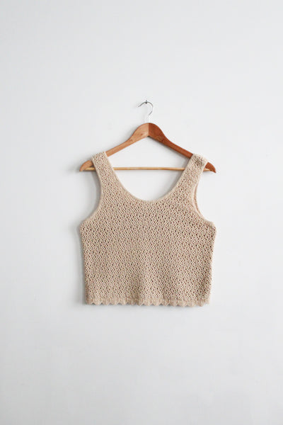 crochet crop top (s/m)