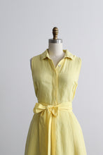 butter linen dress