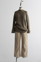 olive cotton pullover