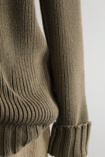 olive cotton pullover