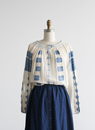 1930s midsommar blouse