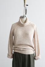 wheat cotton turtleneck
