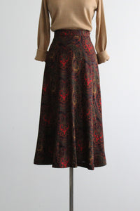 harvest moon midi skirt