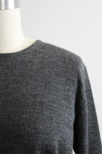 graphite wool pullover