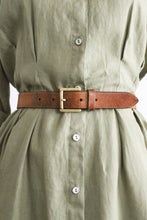 honey leather belt (m/l)
