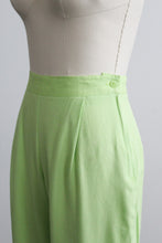 pistachio trousers