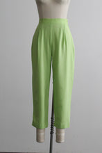 pistachio trousers