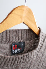 walnutshell wool cable knit pullover