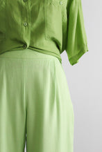 pistachio trousers