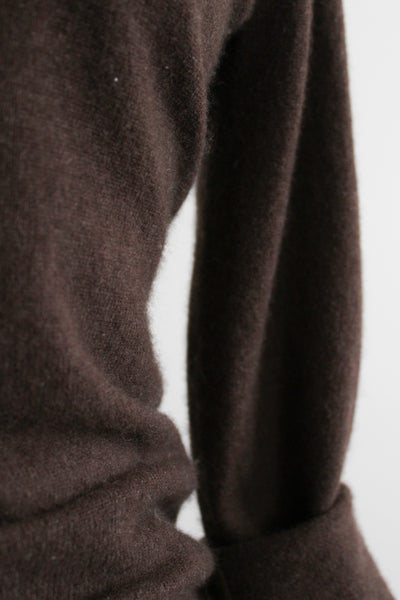 walnut cashmere pullover