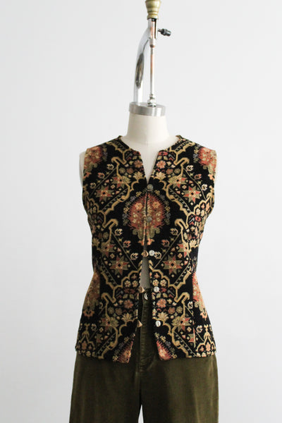 sawtooth tapestry vest (m)