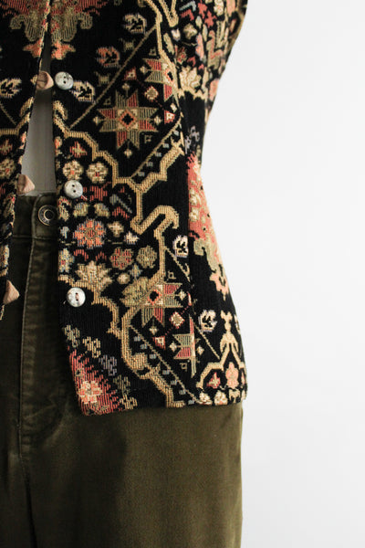 sawtooth tapestry vest (m)