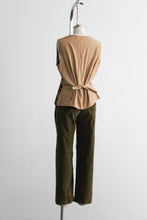 moss velvet trousers (m/l)