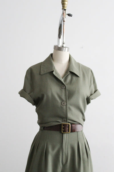 basil shorts set (m)