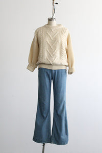 cropped rory sweater