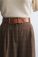 leafline leather belt