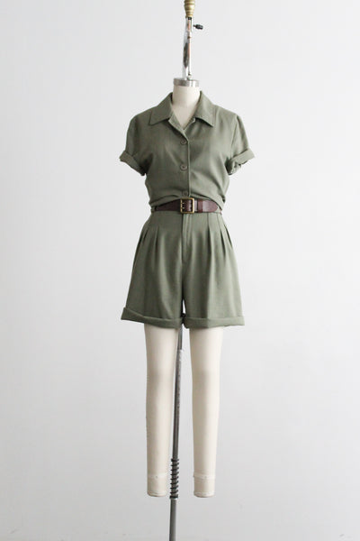 basil shorts set (m)