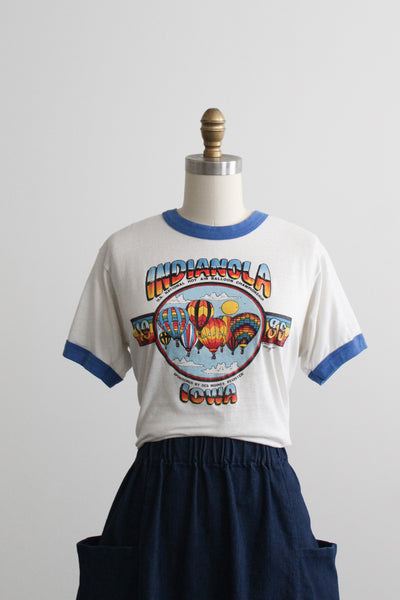 hot air balloon graphic tee