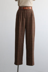 ivy league wool trousers