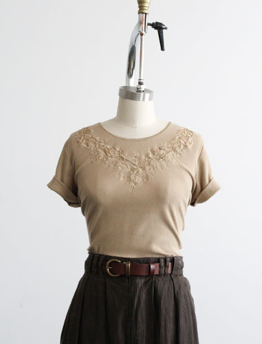 camilla lace tee