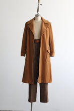camel wool trench