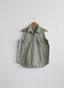 sageleaf cotton button up