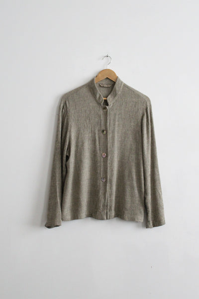 driftwood striped button up (l/xl)