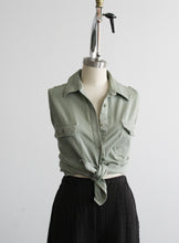 sageleaf cotton button up