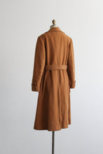 camel wool trench