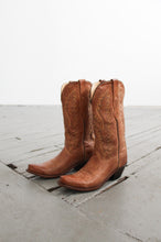 honey leather boots size 8