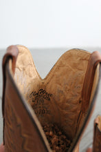 honey leather boots size 8