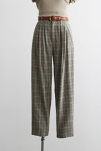 emma plaid trousers