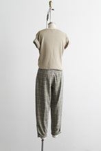 emma plaid trousers
