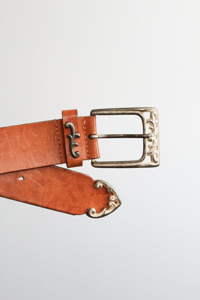 leafline leather belt