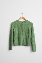 grass wool cardigan