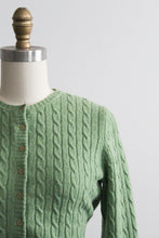grass wool cardigan