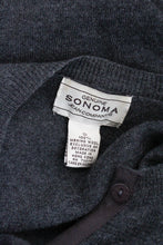 graphite wool button up