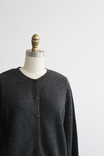 graphite wool button up