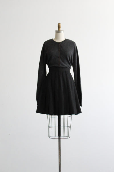 eclipse pleated mini skirt
