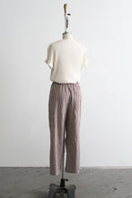 coffee gingham trousers (l/xl)