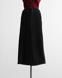 nightshade corduroy maxi skirt