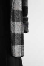 ex libris plaid wool blazer