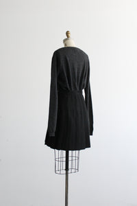 graphite wool button up