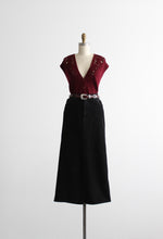 nightshade corduroy maxi skirt