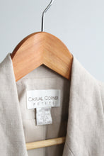 oat linen blazer