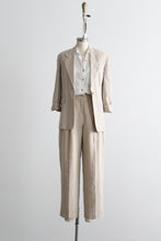 oat linen blazer